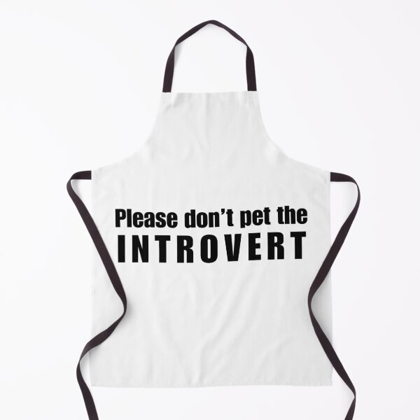Item preview, Please don't pet the Introvert (Black) designed and sold by LyndaNoel Design.