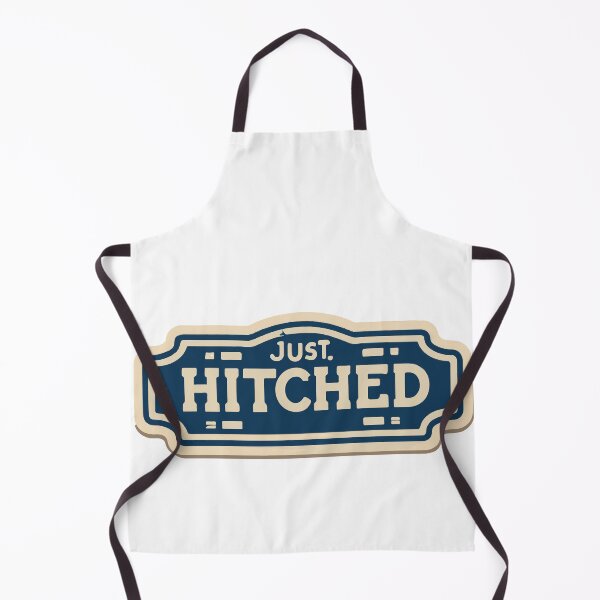 Item preview, Vintage Just Hitched License Plate Sticker designed and sold by NiftyWrx.