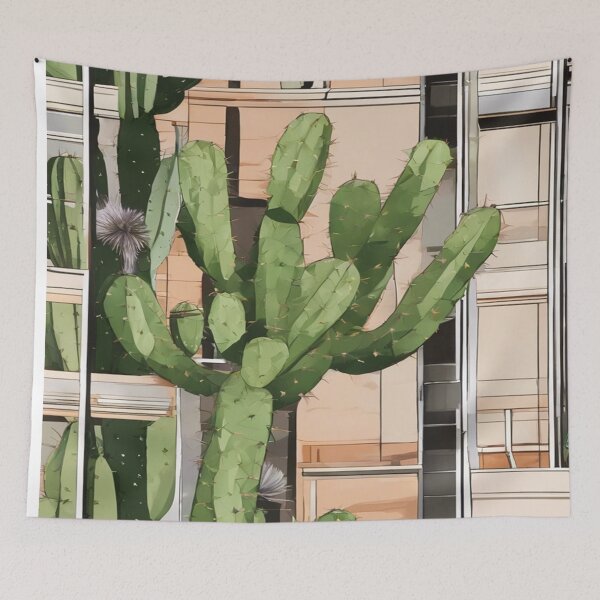 Item preview, Cacti Adorning the Exterior designed and sold by PetalPerfection.