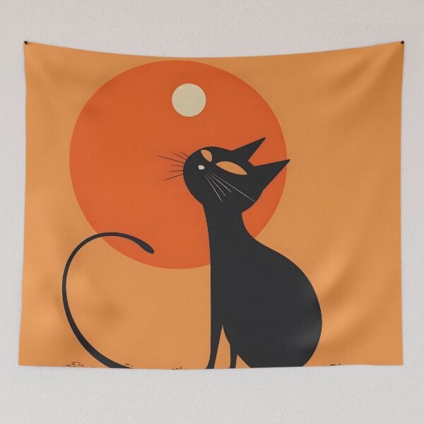 Item preview, Black Cat designed and sold by DigitalDoodleDK.