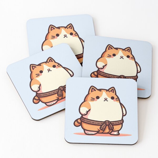 Item preview, Cat Sumo Wrestler (Sumeow) designed and sold by Vkinsify.