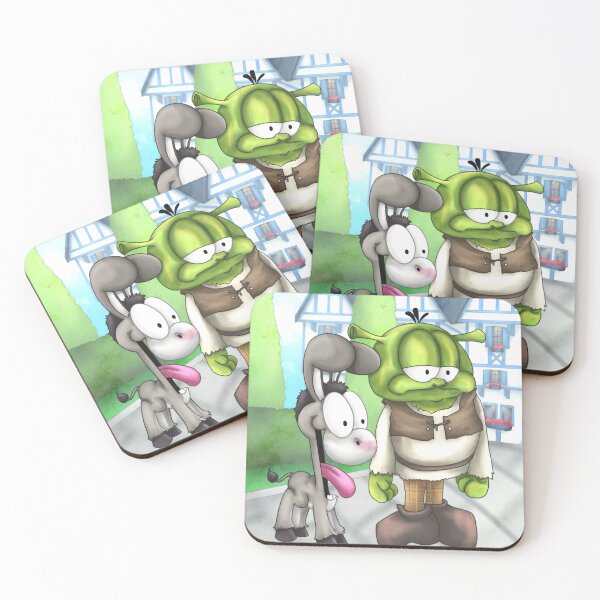 Item preview, Garfield Shrek or Shrek Garfield designed and sold by glitchycharlie.