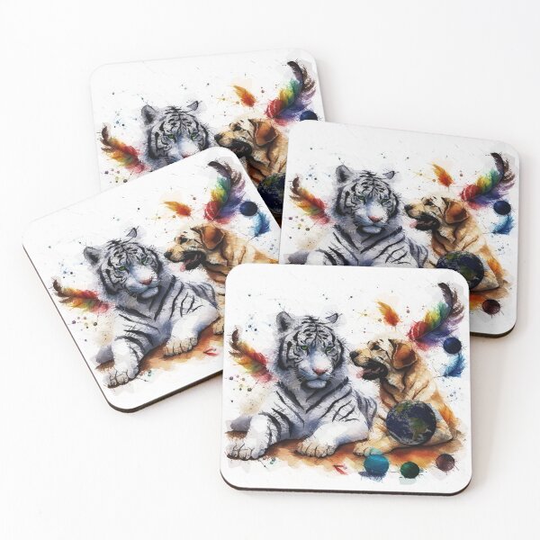 Item preview, The Tiger and The Labrador v2 designed and sold by Helios Be. Lavsh.