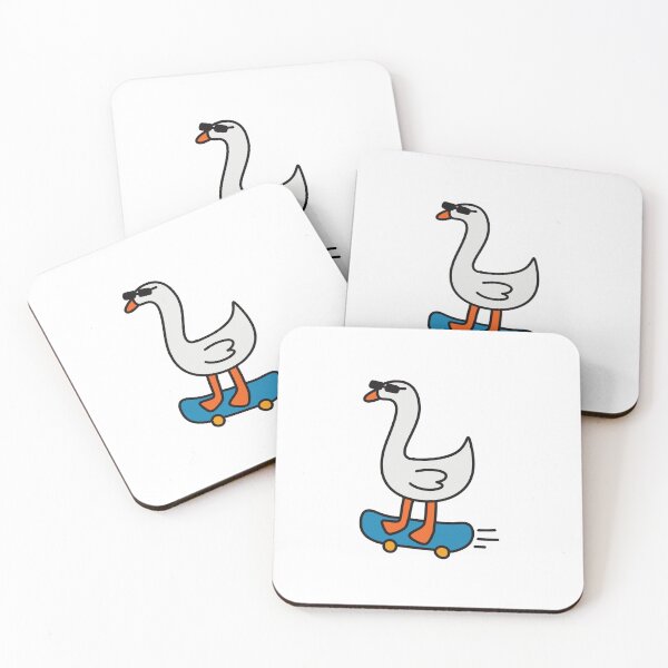Item preview, cute silly goose skating so fast designed and sold by Dailykindness.