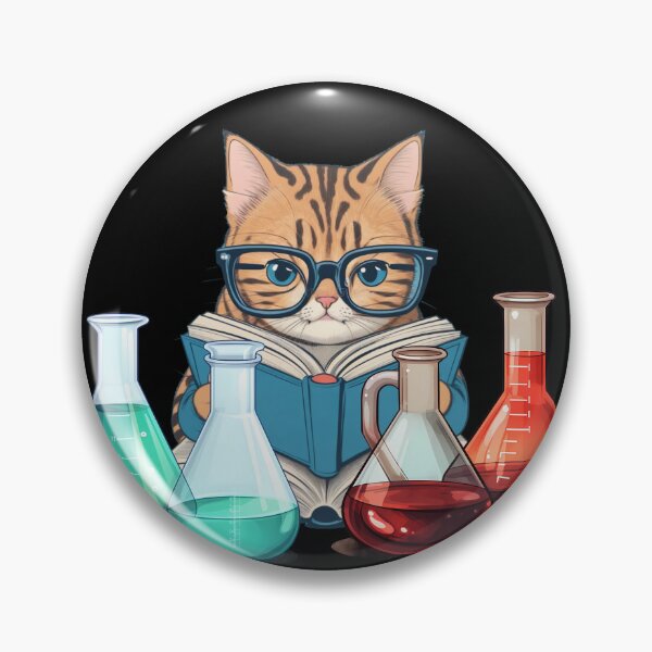 Item preview, Cat Studying Chemistry designed and sold by Promoc.