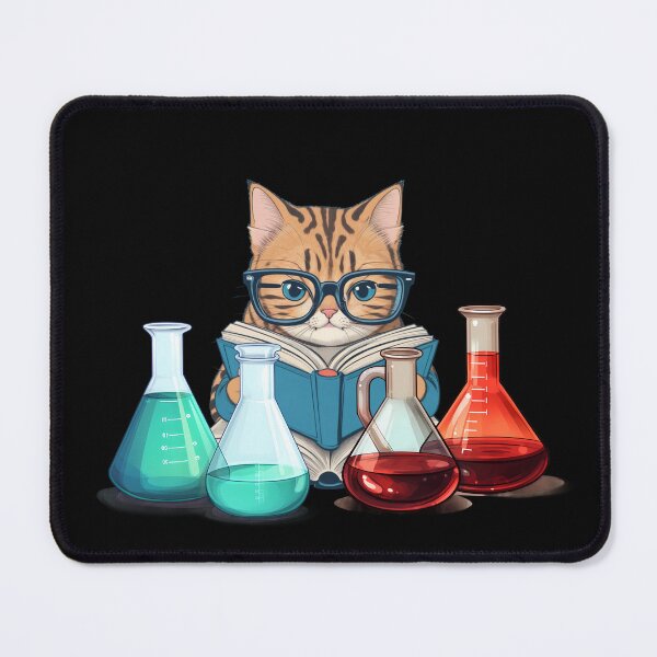 Item preview, Cat Studying Chemistry designed and sold by Promoc.