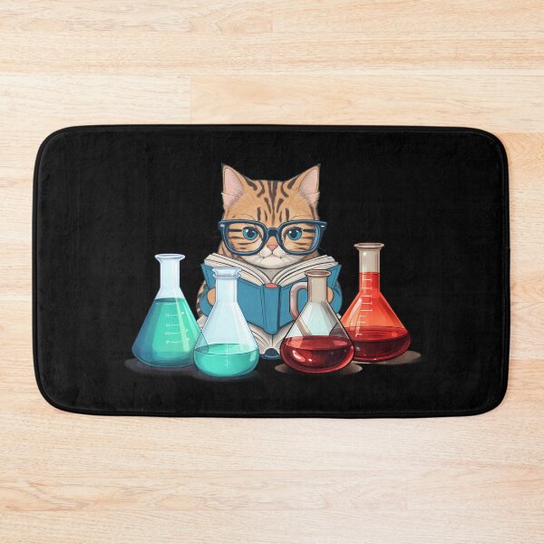 Item preview, Cat Studying Chemistry designed and sold by Promoc.