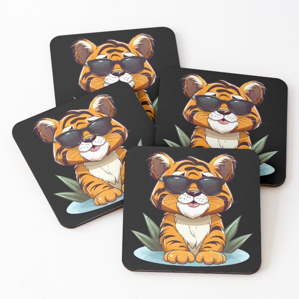 Item preview, Cool Tiger Wearing Sunglasses designed and sold by Leonardo Palumbo.