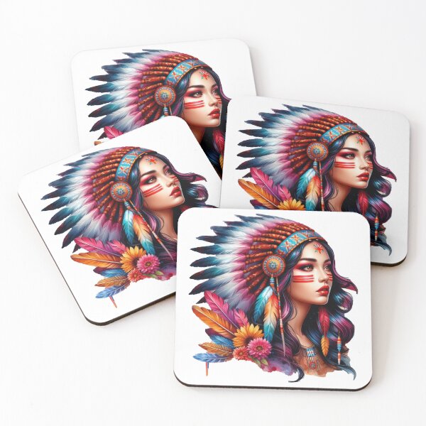 Item preview, Native American, Beauty, Yatokya, Sun Girl | Catsie Cat designed and sold by yelkenb.