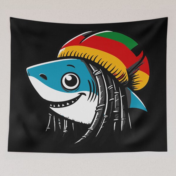 Item preview, shark reggae designed and sold by mevvo.