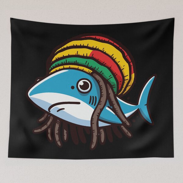 Item preview, shark reggae designed and sold by mevvo.
