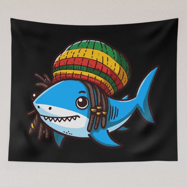 Item preview, funny Shark reggae  designed and sold by mevvo.