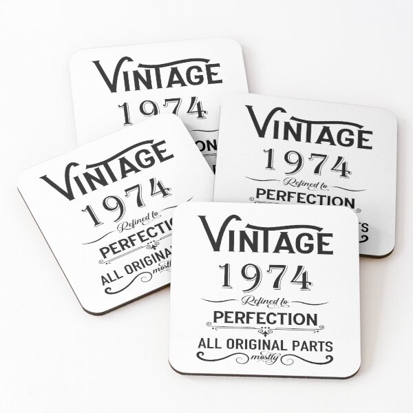 Item preview, Born in 1974 vintage retro classic birthday designed and sold by Alexaltay.