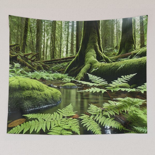 Item preview, Creekside View in the Rain Forest designed and sold by YuckyCat.