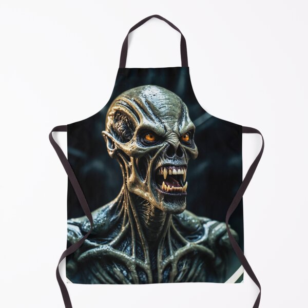 Item preview, Angry Alien Vampire Looking Through Window Of Space Ship designed and sold by SassyArtistry.