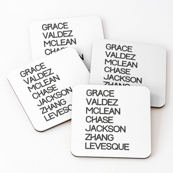 Item preview, Grace Valdez Mclean CHase Jackson Zhang Levesque designed and sold by GracelynArt.