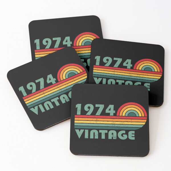 Item preview, Born in 1974 vintage retro classic birthday designed and sold by Alexaltay.