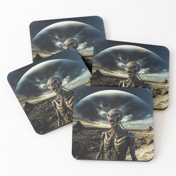 Item preview, Alien In Vast Fields Of Alien Planet designed and sold by SassyArtistry.