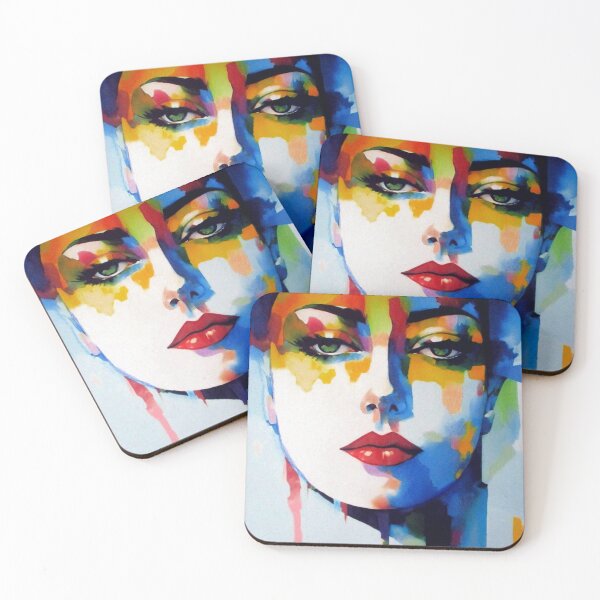 Item preview, Female Portrait Art - The Veil of Illusion designed and sold by Helenka.