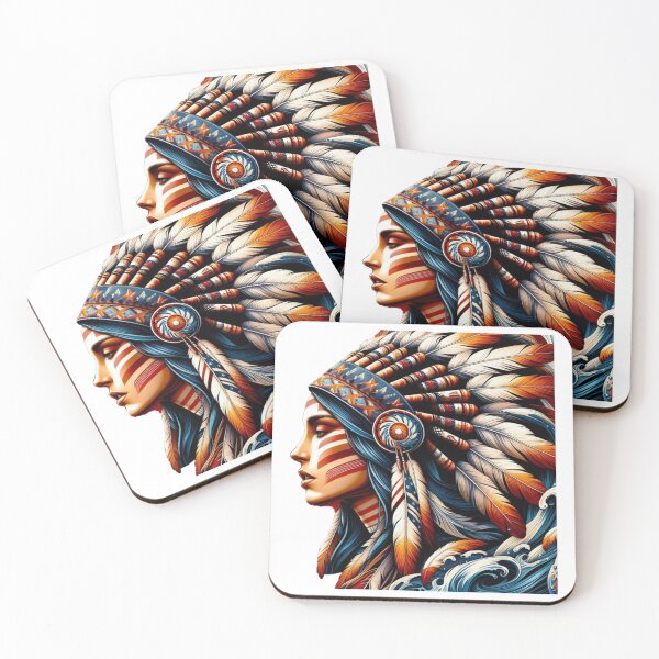 Item preview, Native American, Beauty, Winona, Firstborn Daughter | Catsie Cat designed and sold by yelkenb.