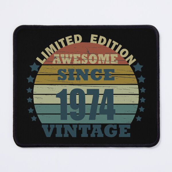 Item preview, Born in 1974 vintage retro classic birthday designed and sold by Alexaltay.