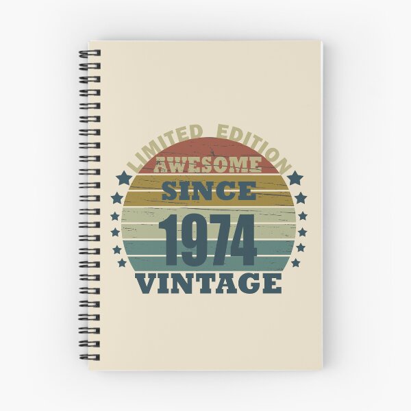 Item preview, Born in 1974 vintage retro classic birthday designed and sold by Alexaltay.