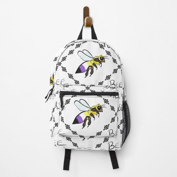 Item preview, Nonbinary pride bee designed and sold by Celeste Bocchicchio-Chaudhri.