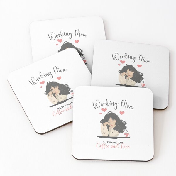 Item preview, Working Mommy Surviving On Coffee and Love designed and sold by Vennquality.
