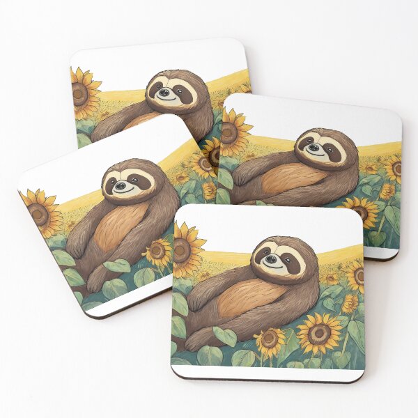 Item preview, Sloth Sunflower View designed and sold by omerfdln34.