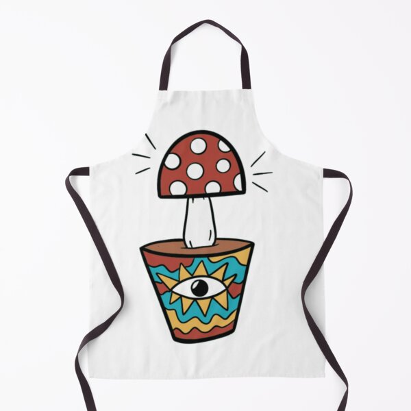 Item preview, Magic muschroom in mystical trippy pot designed and sold by Dailykindness.