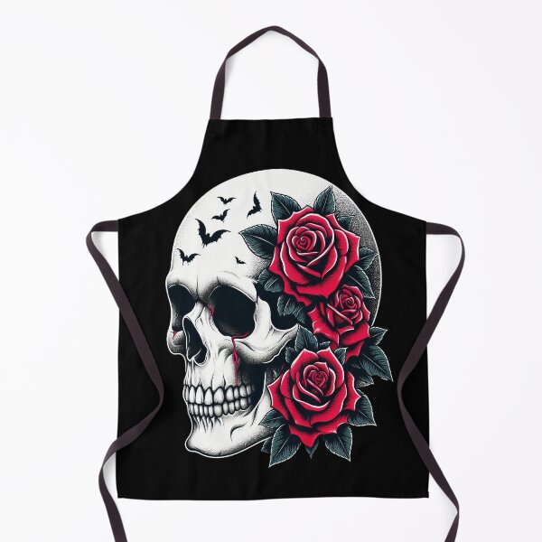 Item preview, Red Roses Skull designed and sold by Topmaxdesign.