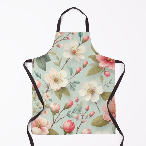 Item preview, Spring Blossoms in Robin's Egg Blue designed and sold by LyssasMindArt.