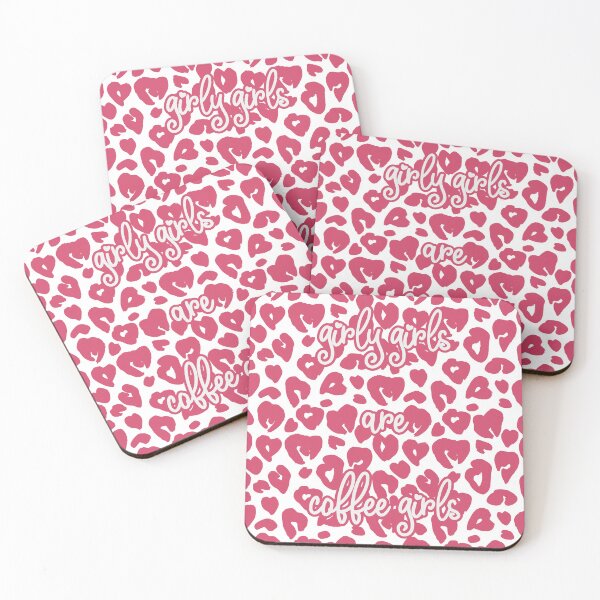 Item preview, Girly Girls are Coffee Girls designed and sold by YoungbearCo.
