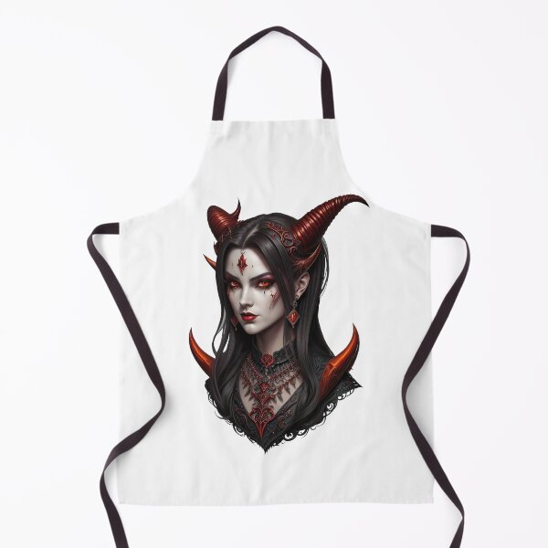 Item preview, Portrait of a vampire lady with horns. Vampire designed and sold by Frostquest.