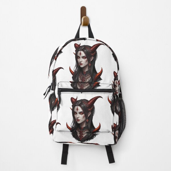 Item preview, Portrait of a vampire lady with horns. Vampire designed and sold by Frostquest.