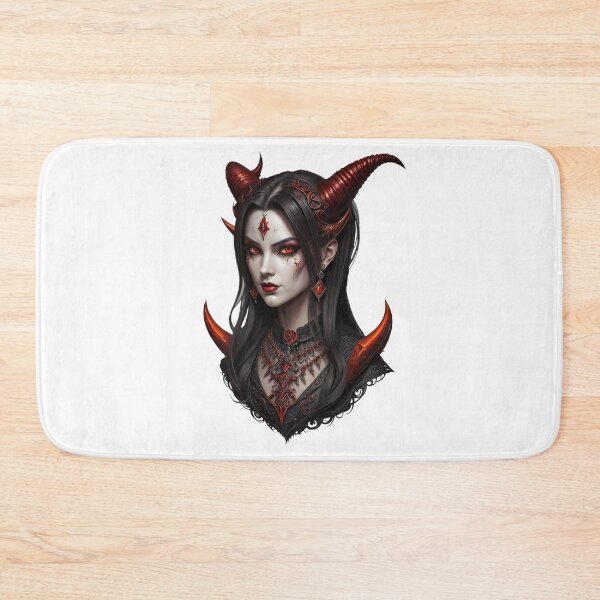 Item preview, Portrait of a vampire lady with horns. Vampire designed and sold by Frostquest.