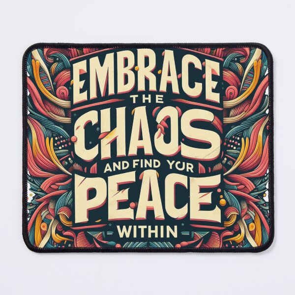 Item preview, Embrace the chaos and find your peace within designed and sold by KDK1211.