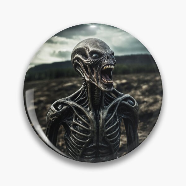 Item preview, Alien Soldier Sitting In Battlefield designed and sold by SassyArtistry.