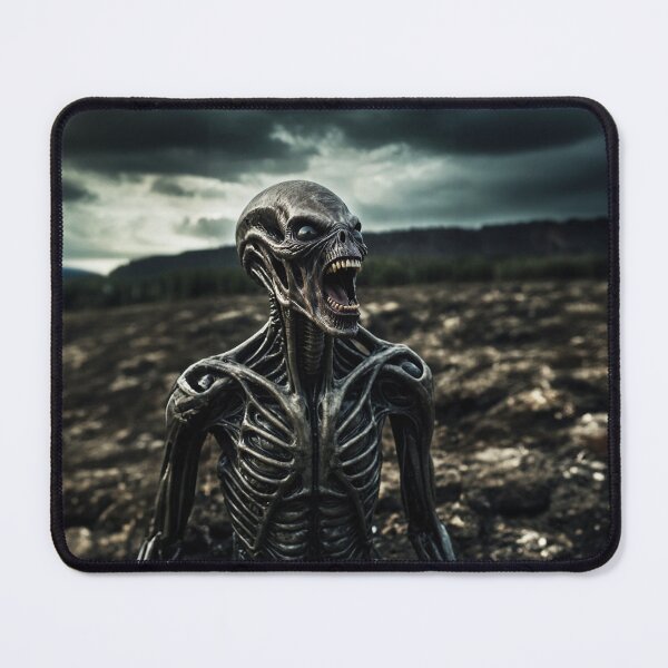 Item preview, Alien Soldier Sitting In Battlefield designed and sold by SassyArtistry.