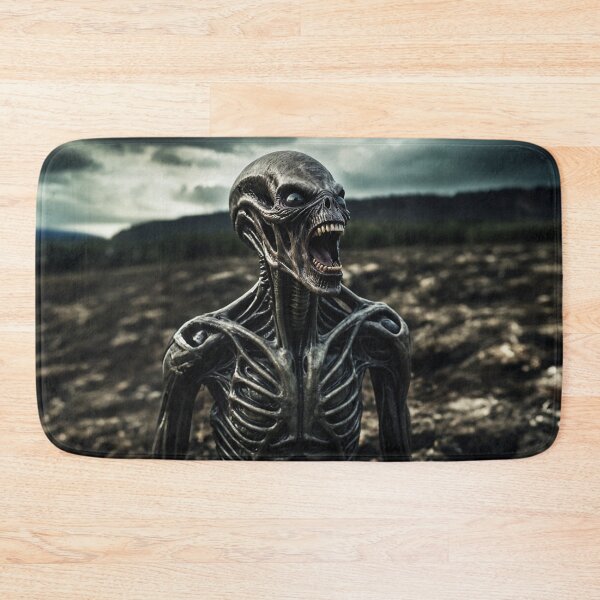 Item preview, Alien Soldier Sitting In Battlefield designed and sold by SassyArtistry.