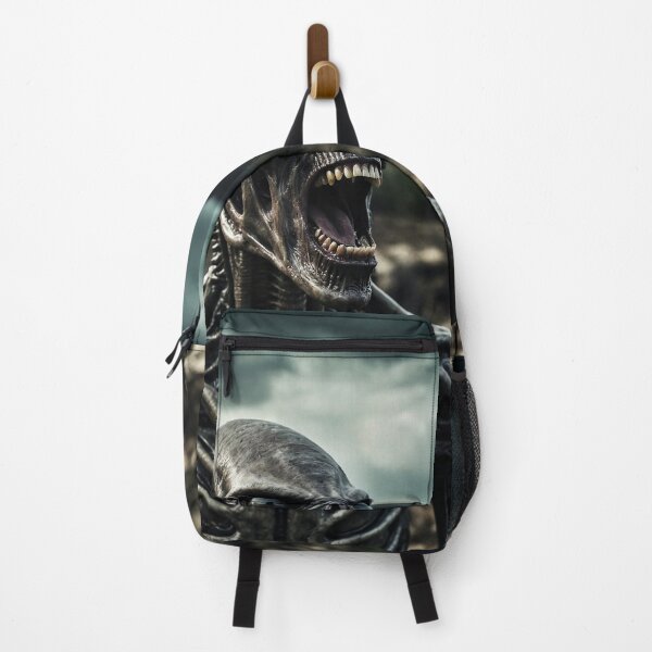 Item preview, Alien Soldier Sitting In Battlefield designed and sold by SassyArtistry.