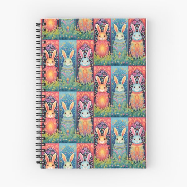 Item preview, Enchanted Easter Bunnies in Floral Paradise: Vibrant Spring Art Collection designed and sold by David Balzen.