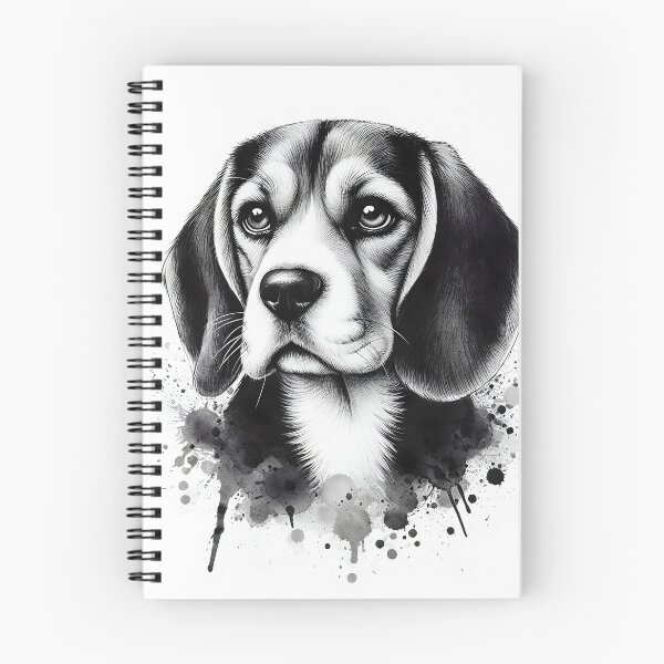 Item preview, Monochrome Beagle Charm designed and sold by Alawstrations.