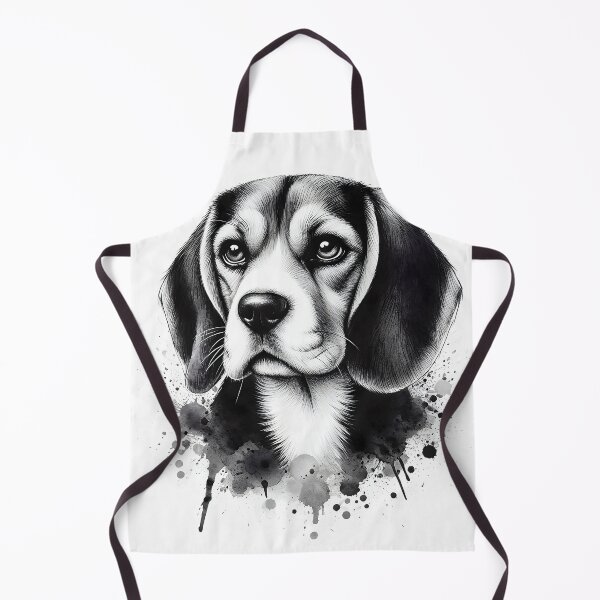 Item preview, Monochrome Beagle Charm designed and sold by Alawstrations.