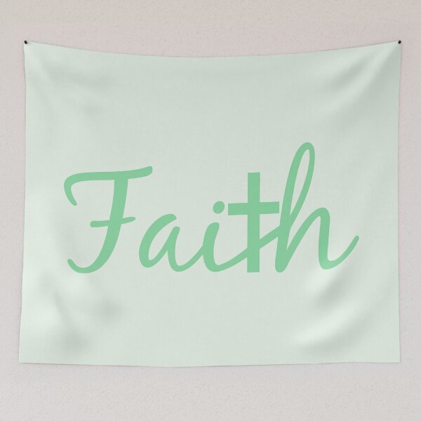 Item preview, Green Faith with Cross designed and sold by wonderxwander.