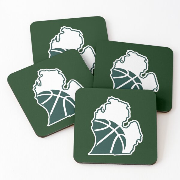 Artikelvorschau, Michigan Basketball State – Wald entworfen und verkauft von OddityDesign.