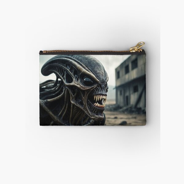 Item preview, Evil Alien Looking Through Apocalyptic City designed and sold by SassyArtistry.