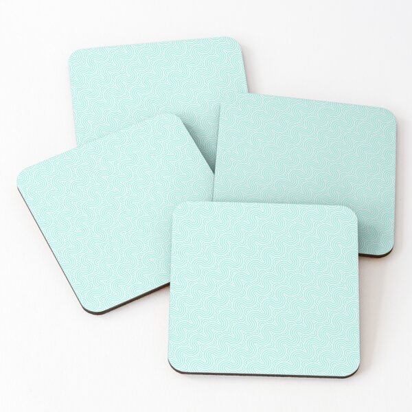 Item preview, Teal & Grey Straight Snake Wavey Lines Limitless Seams designed and sold by Alchemy-A-La-G.