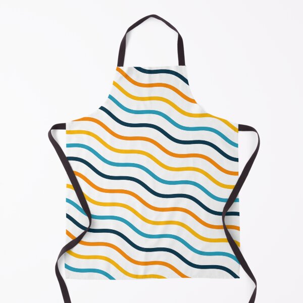 Item preview, Multicolor Parallel Straight Wavey Lines White Limitless Seams designed and sold by Alchemy-A-La-G.