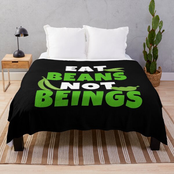 Item preview, Vegan Eat Beans Not Beings designed and sold by ricricswert.